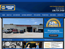 Tablet Screenshot of northdavidsonautomotive.com